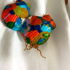 Women’s Abstract multi colored Earring